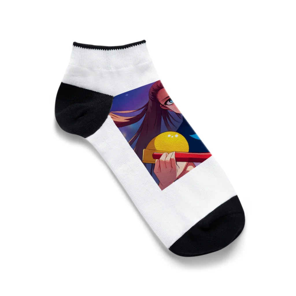 🎨デザイン宮殿🛍️の戦う乙女 Ankle Socks