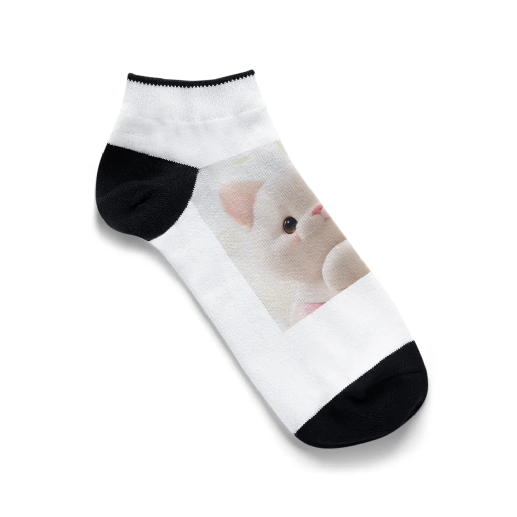 せつのおねがいネコちゃん Ankle Socks