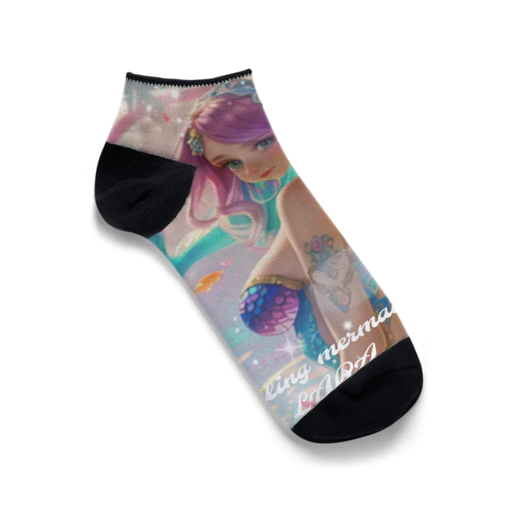 💖宇宙整体♪🌈♪こころからだチャンネル♪💖のhealing  mermaid LARA Ankle Socks