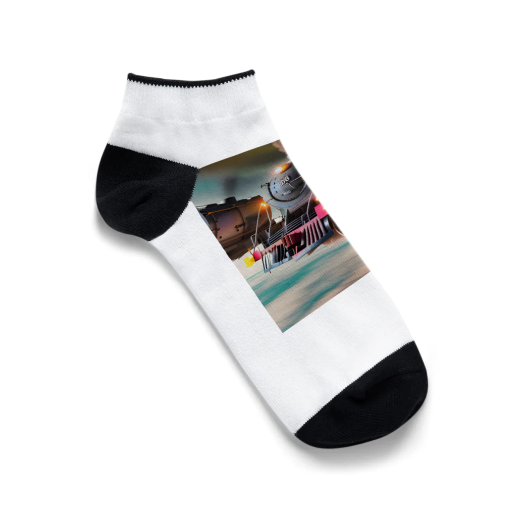 dadalio designの銀河鉄道 JAPAN Ankle Socks