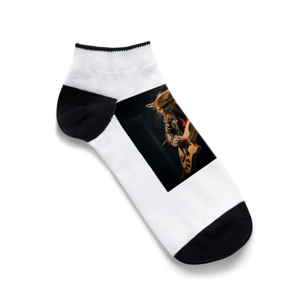 Gavi'sのRockなCat 猫ギターバージョン2 Ankle Socks