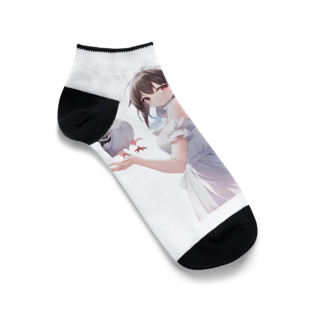 D.M@WORLDの鳥界のアイドル❤️鳩のハトコ様 Ankle Socks