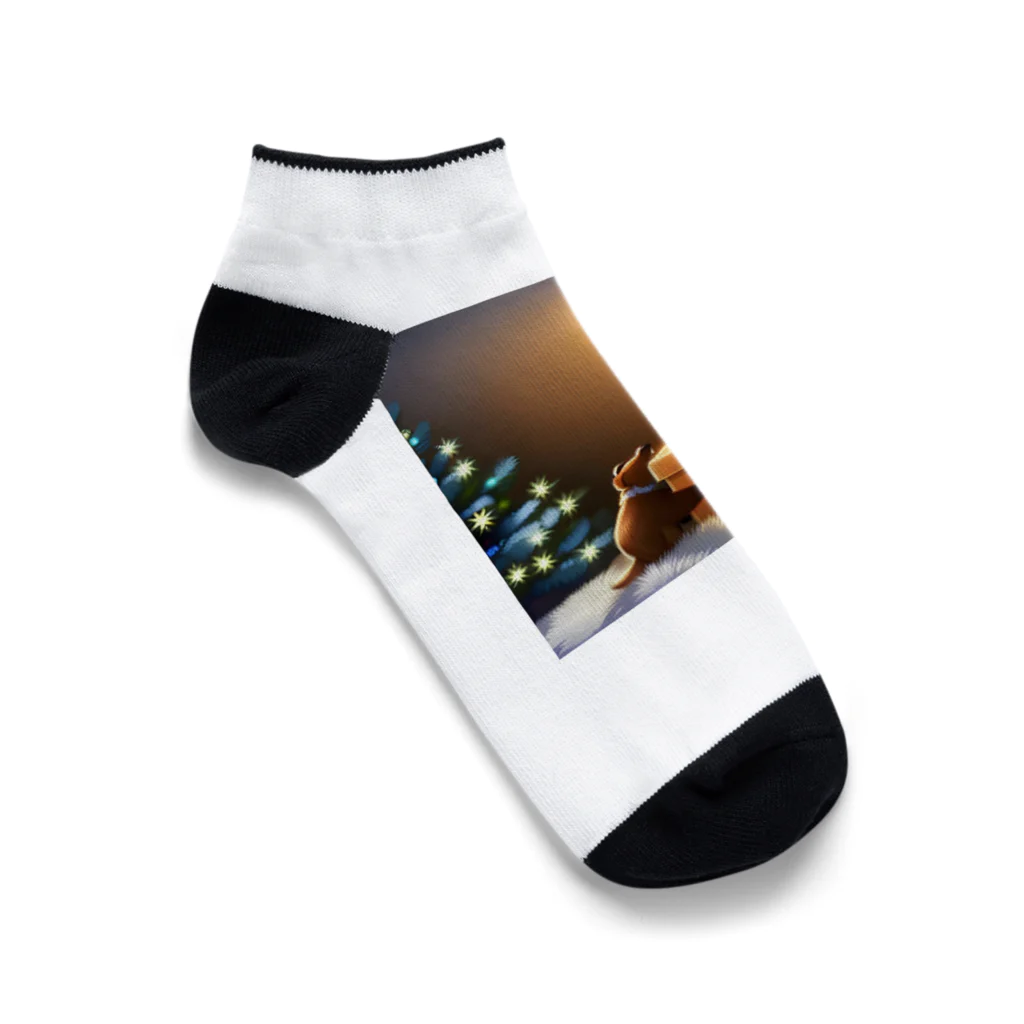 アートとデザインの魔法師けけの可愛すぎるクリスマスのグッズ Ankle Socks