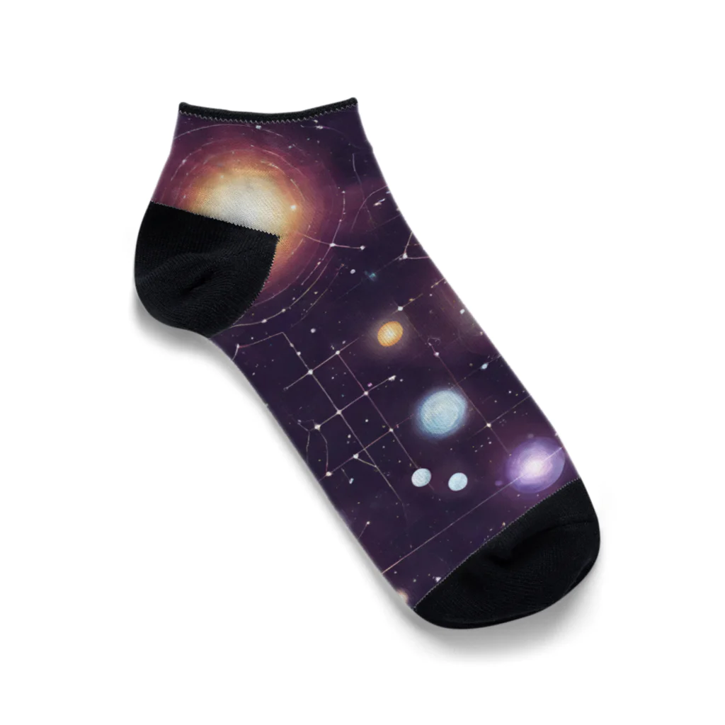 Ruru100のGalaxy Ankle Socks