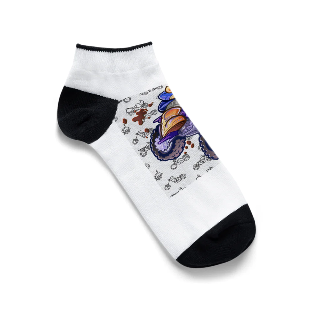 キイロチャンのバイクマン Ankle Socks