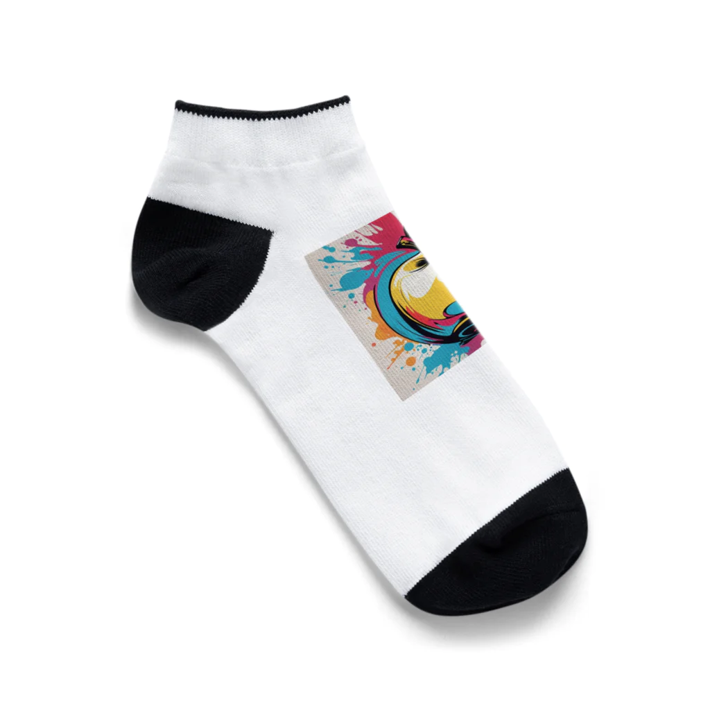 sagimoriのりんごアート Ankle Socks