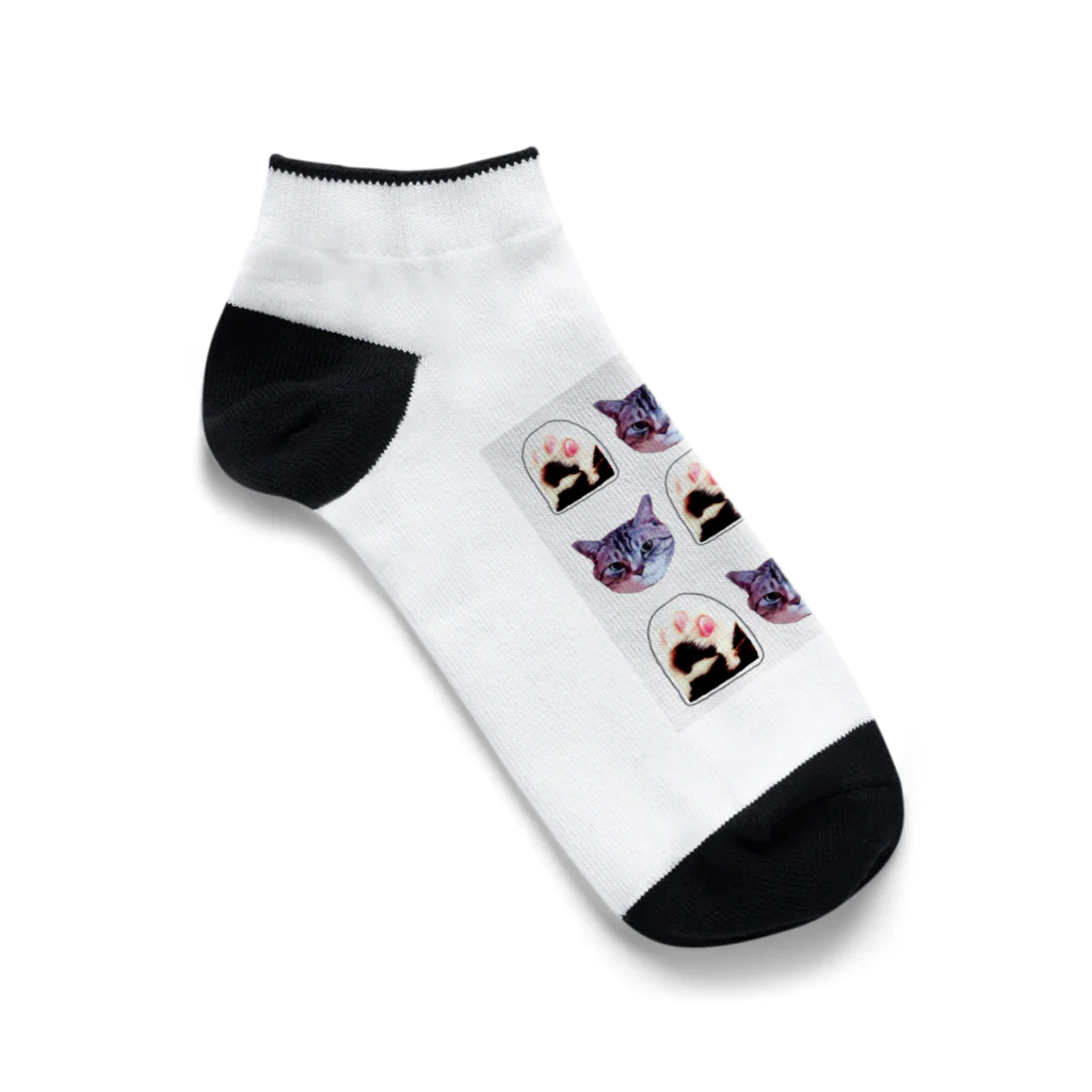 😽クッキーちゃんのショップ🐾の肉球＆クッキーさん Ankle Socks