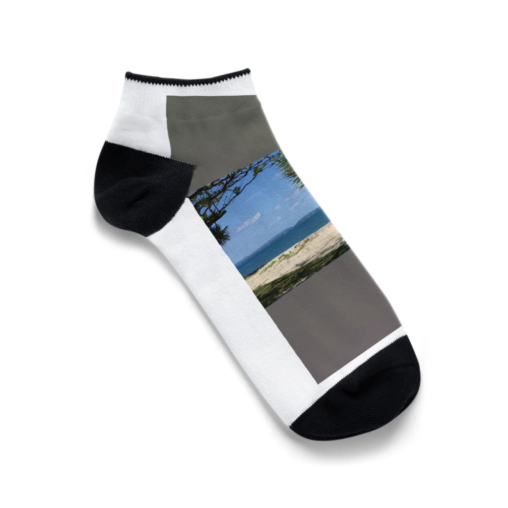 GAKU0118の沖縄の海の風景！ Ankle Socks