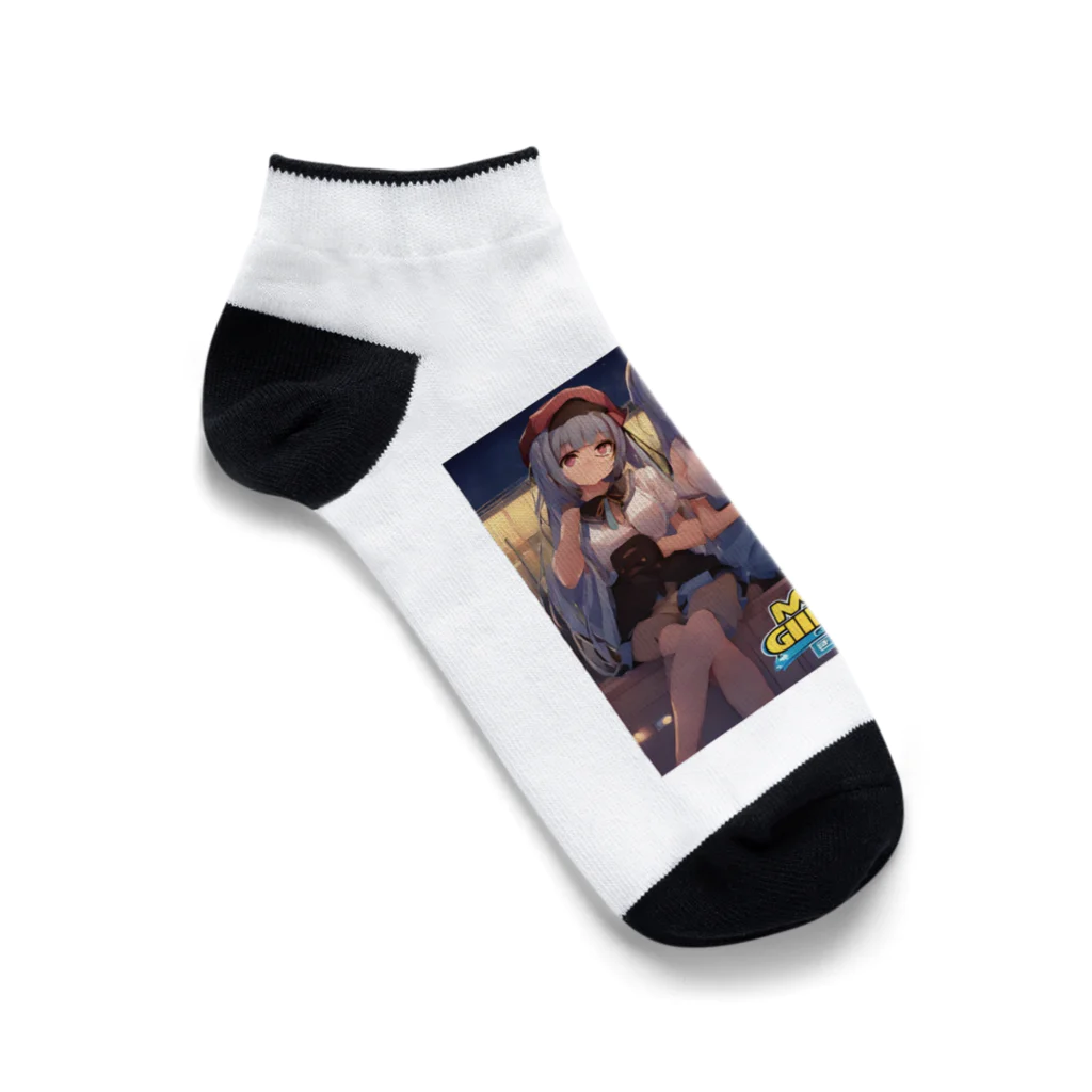 KAZU SHOPの萌え系　癒し女子 Ankle Socks