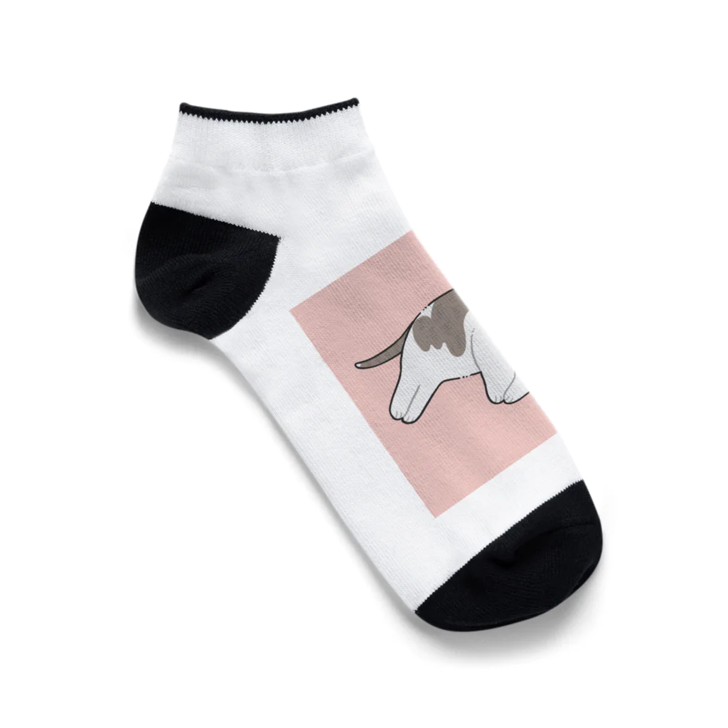 猫の休憩所withこにゃくとのムース君応援グッズ Ankle Socks