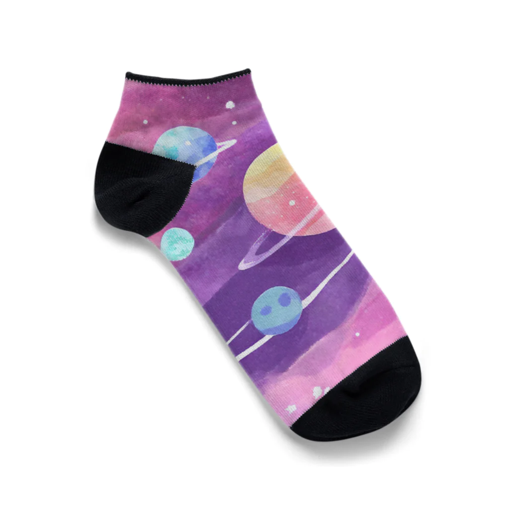 人生を笑いに変えるアートの宇宙のパワーを感じて Ankle Socks