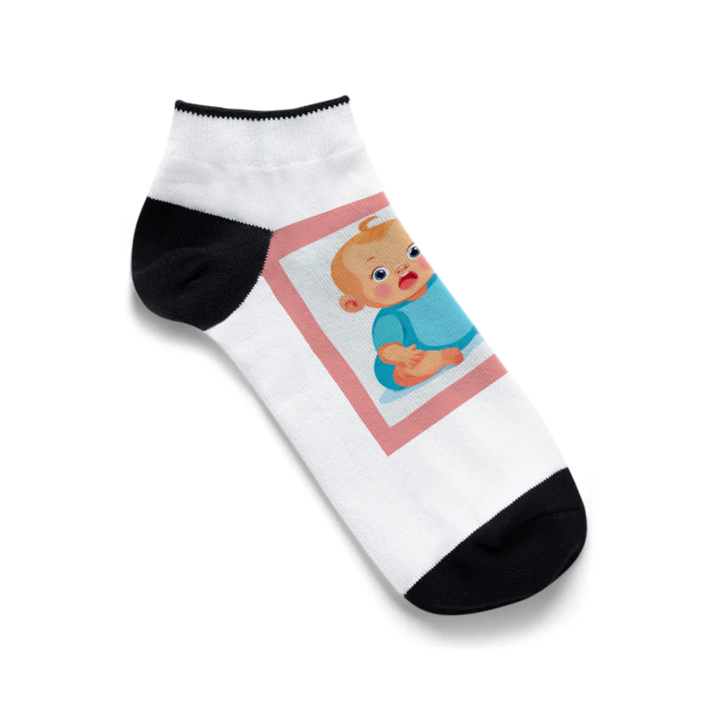 ラクダの店の双子ちゃん Ankle Socks