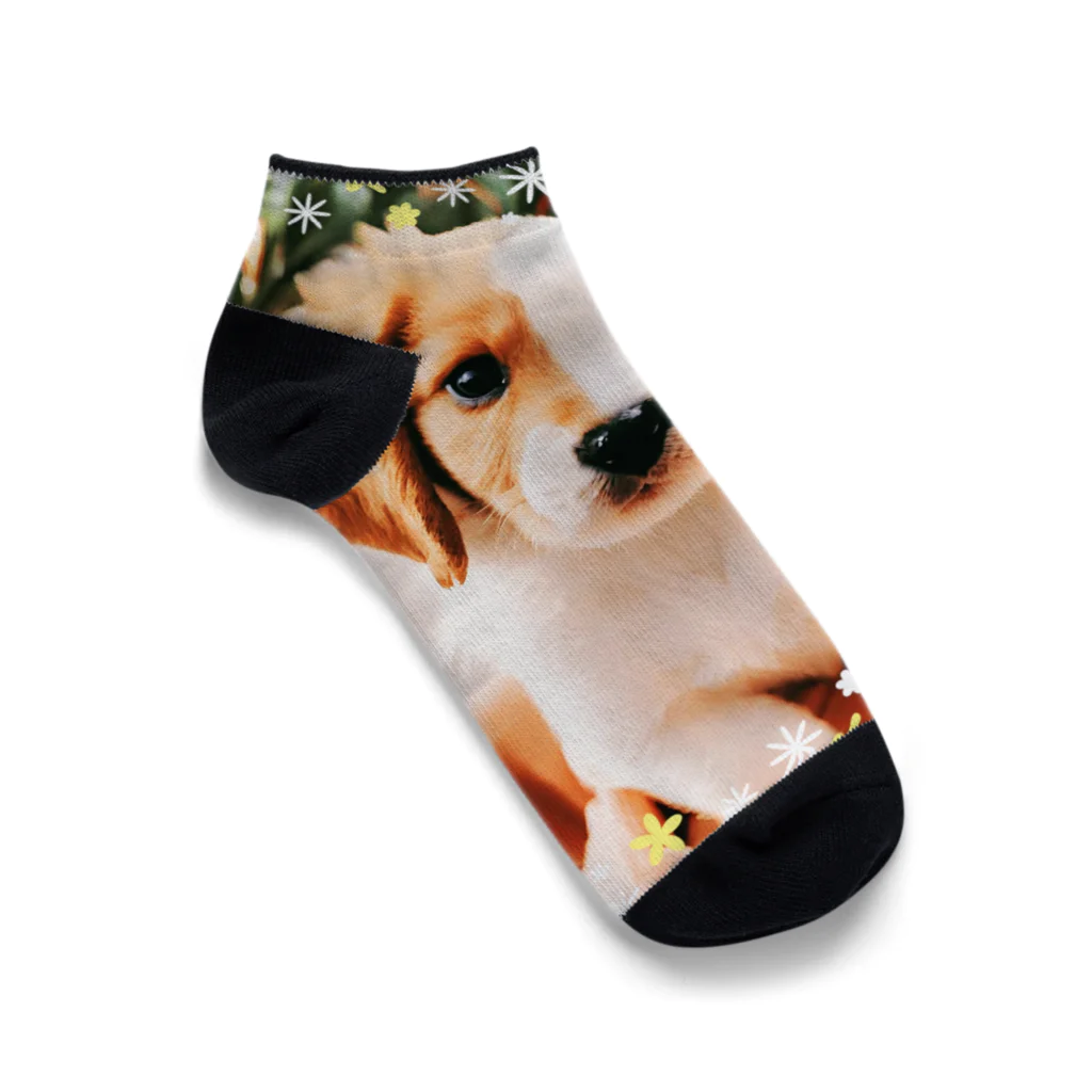 blackcofee12の可愛い子犬2 Ankle Socks