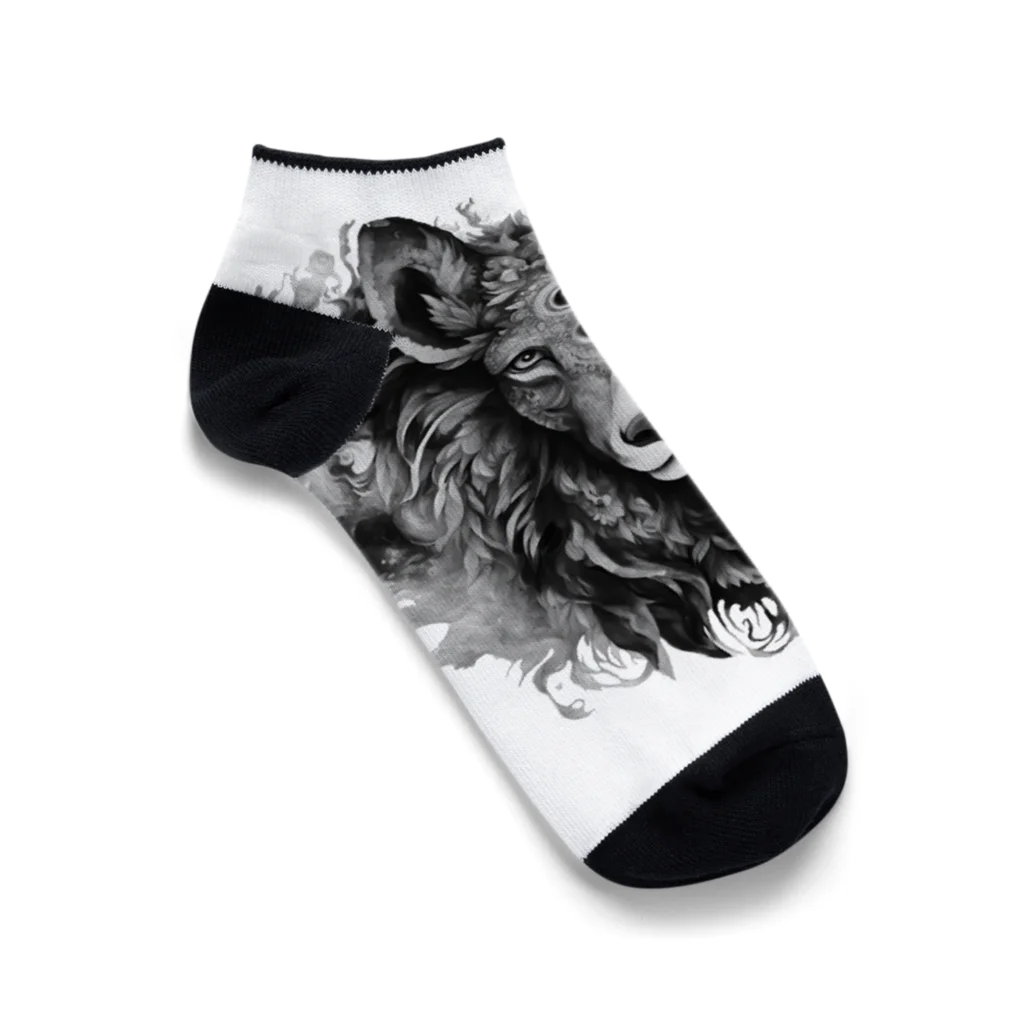 UmageのMysterious Fantasy Animal（神秘的な空想の動物） Ankle Socks