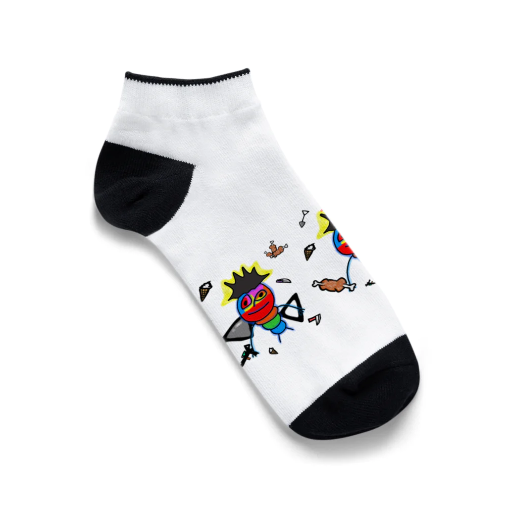 yutaのLegendary Man(伝説の男) Ankle Socks