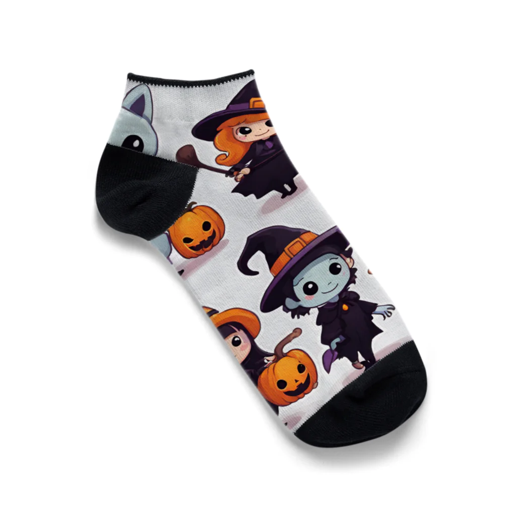 ワンダーワールド・ワンストップのたくさんのかわいいハローウィーンキャラクター② Ankle Socks