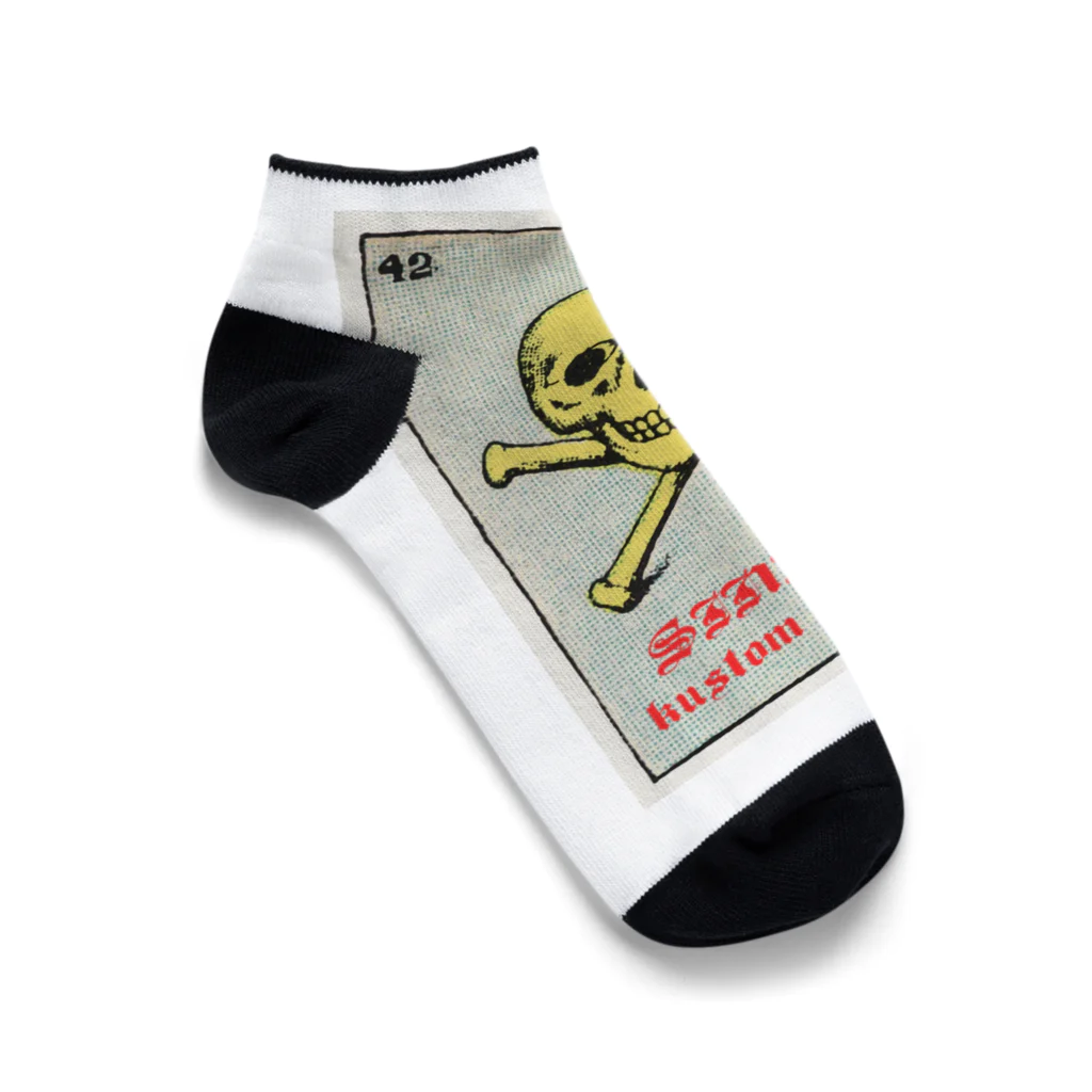 Punch Drunk ProductsのKustom Greaser - Sinner Ankle Socks