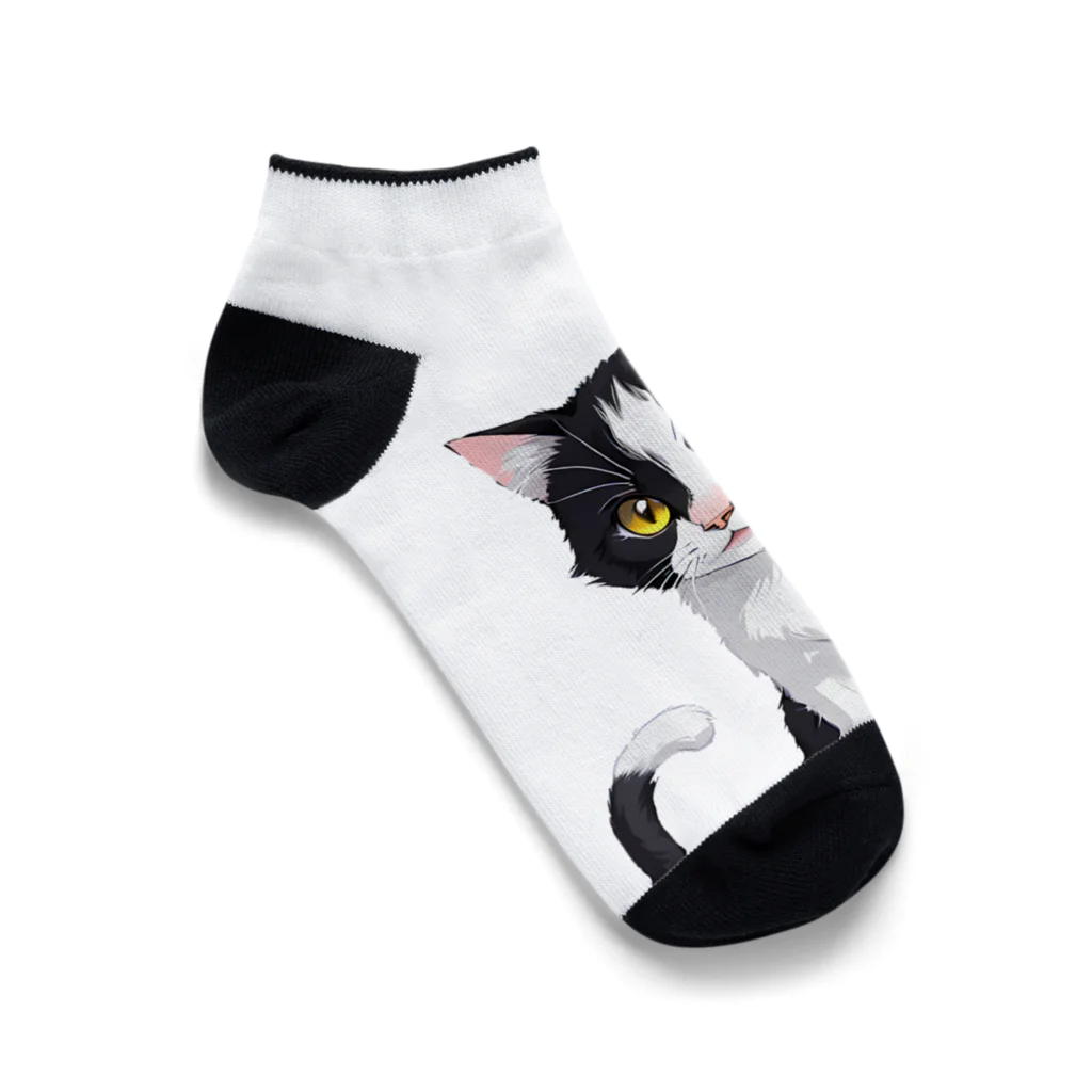 こひさま ショップ - 陽だまりの笑顔のねこのじー Ankle Socks