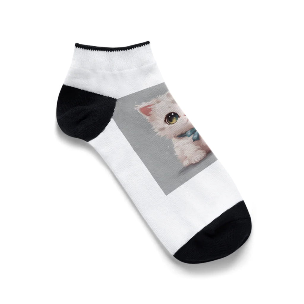 AnimArtのかわいいネコイラストグッズ Ankle Socks