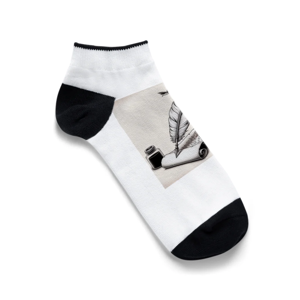 ko-horizodonのこぼれるアイデア Ankle Socks