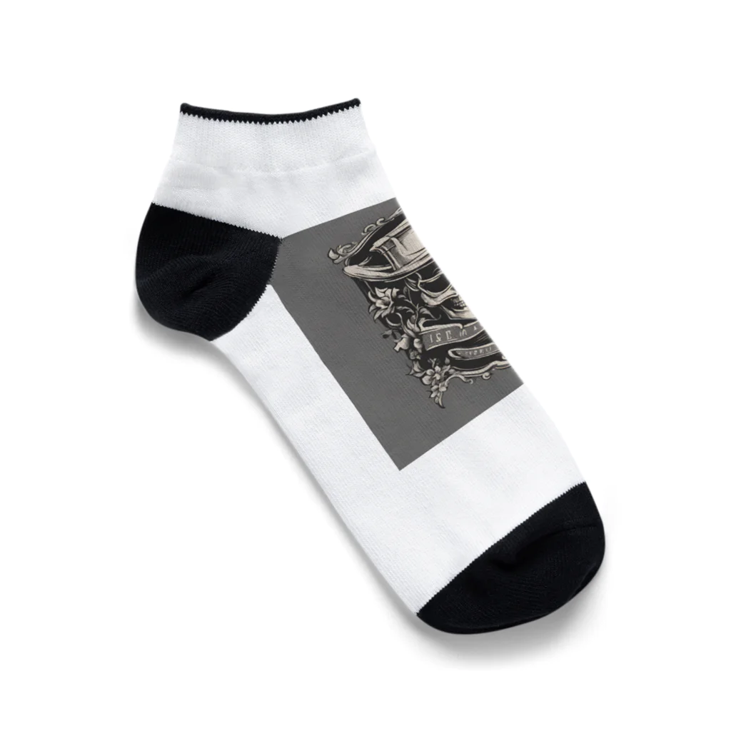 HOUEIのスカル Ankle Socks