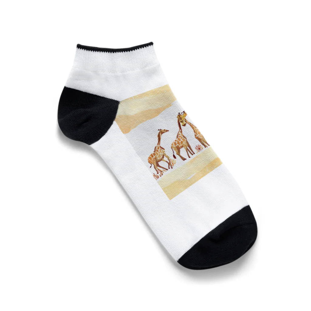 Tina97710のサバンナジラフ Ankle Socks