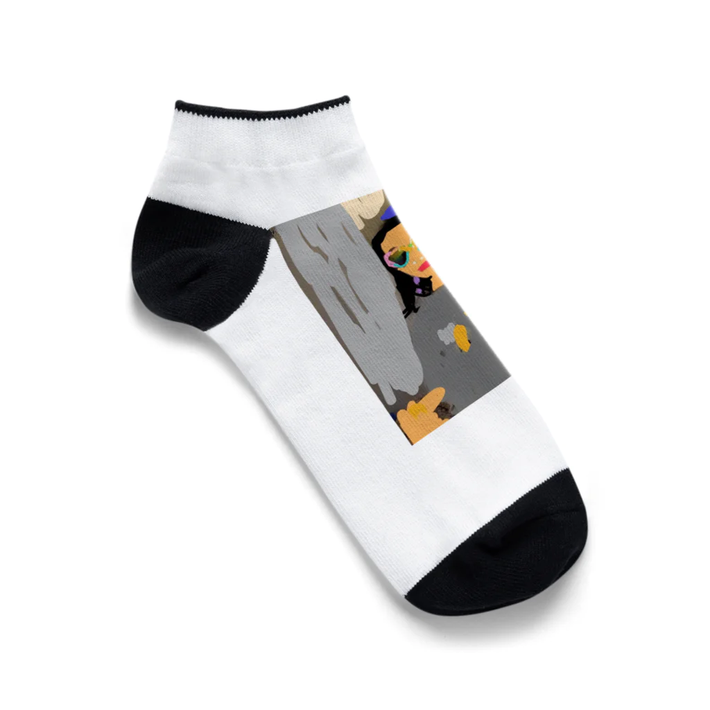 カリソメコーヒーのユニコーンα Ankle Socks