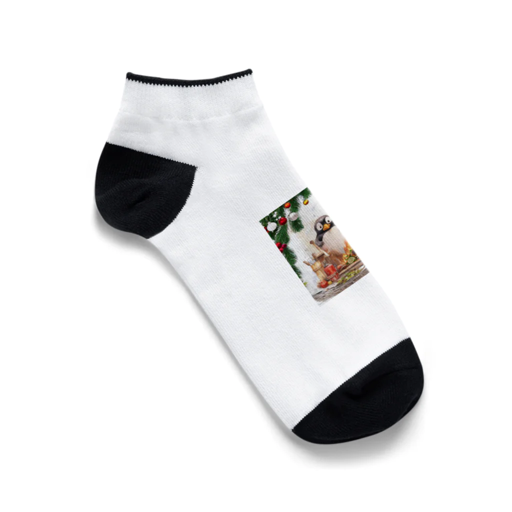 MistyStarkのペンギン七面鳥 Ankle Socks