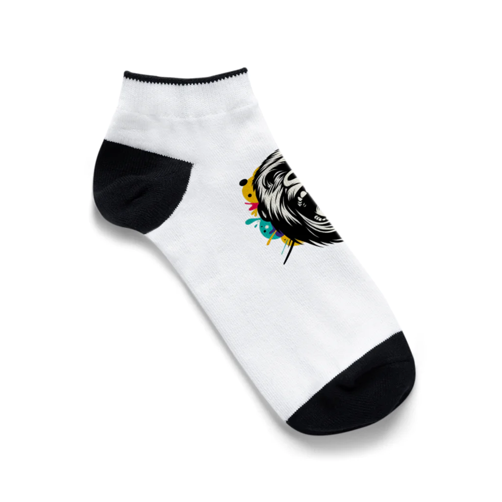 リトルスター・クローゼットの#アニマルアートＴシャツ Ankle Socks