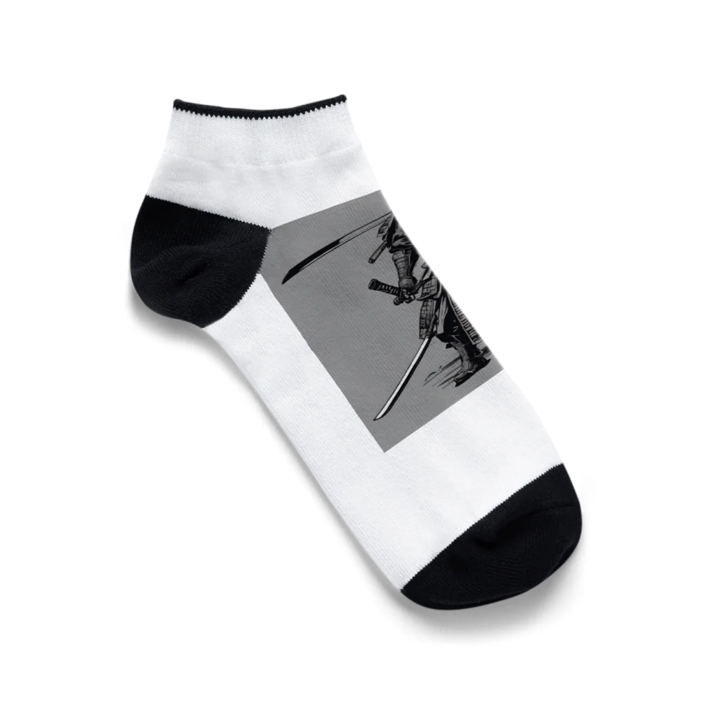 MOnaの渋い 侍 Ankle Socks