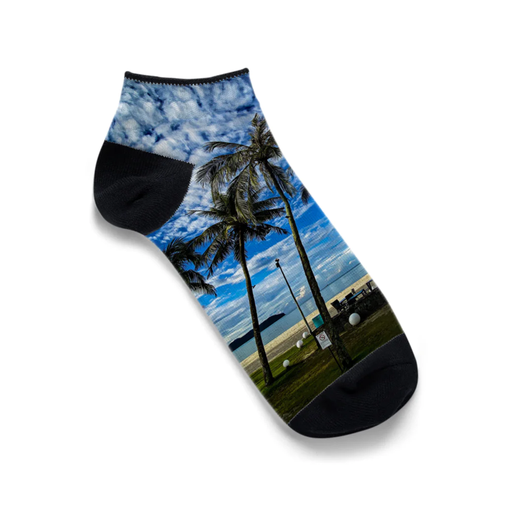HONMARU23のランカウイ島のビーチ Ankle Socks