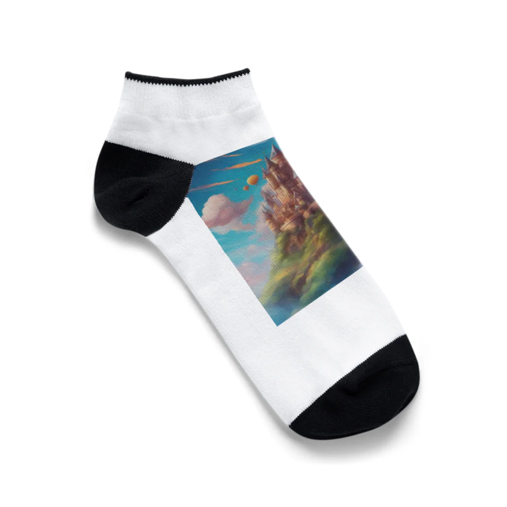 G7のショップの幻想の楽園  Fantasy Haven Castle Ankle Socks