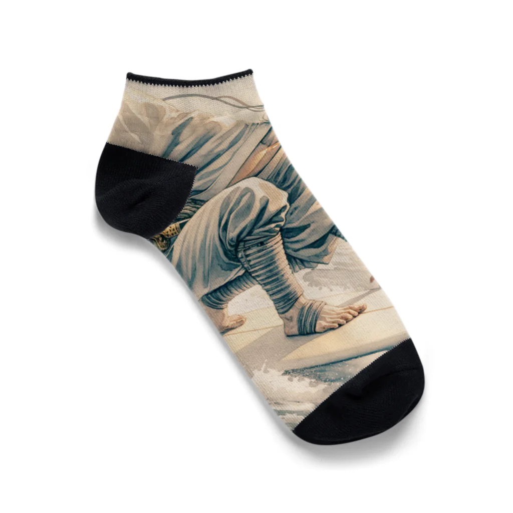 wassyoi9の波乗侍 Ankle Socks
