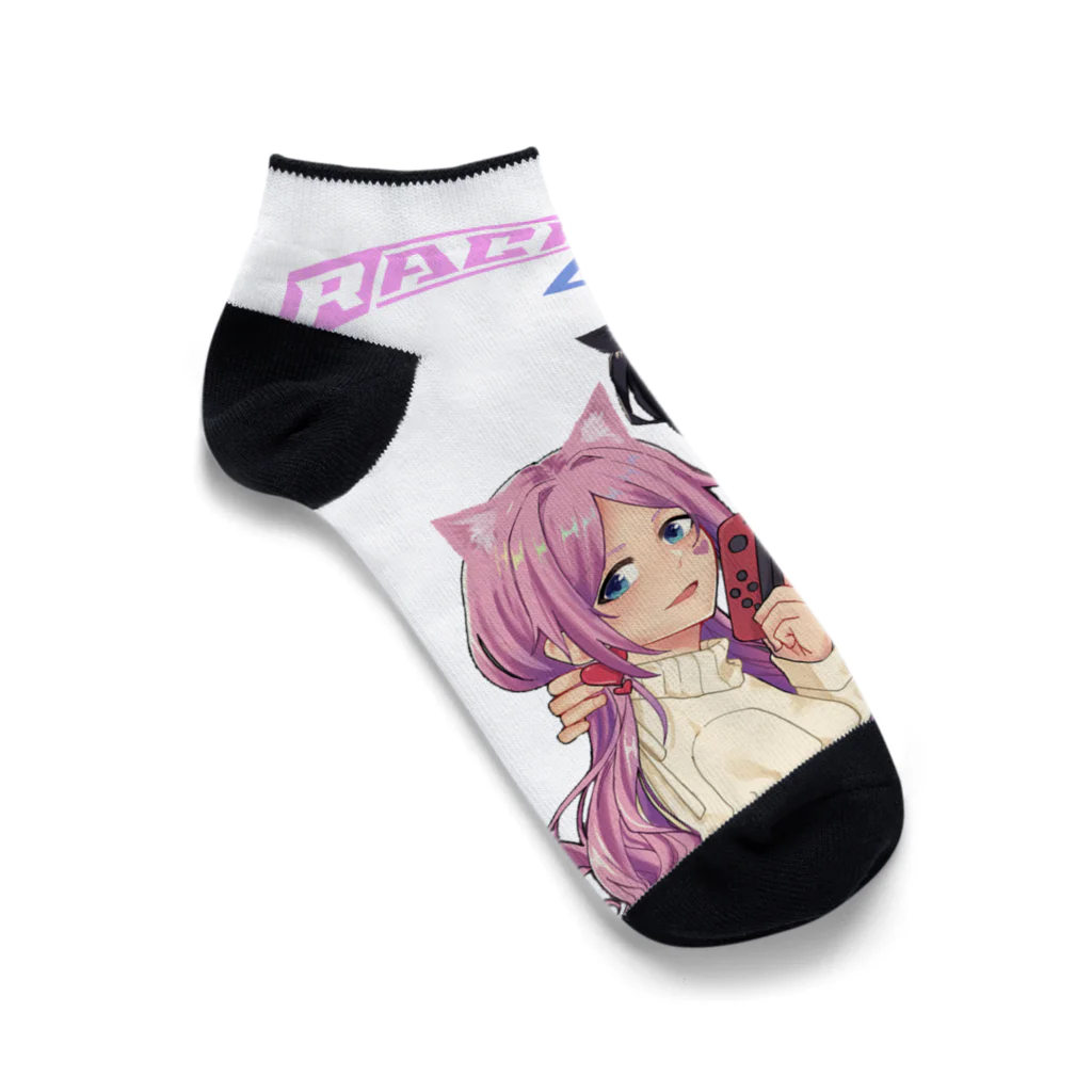 れいちぇる@夫婦実況のメンシプ限定 Ankle Socks