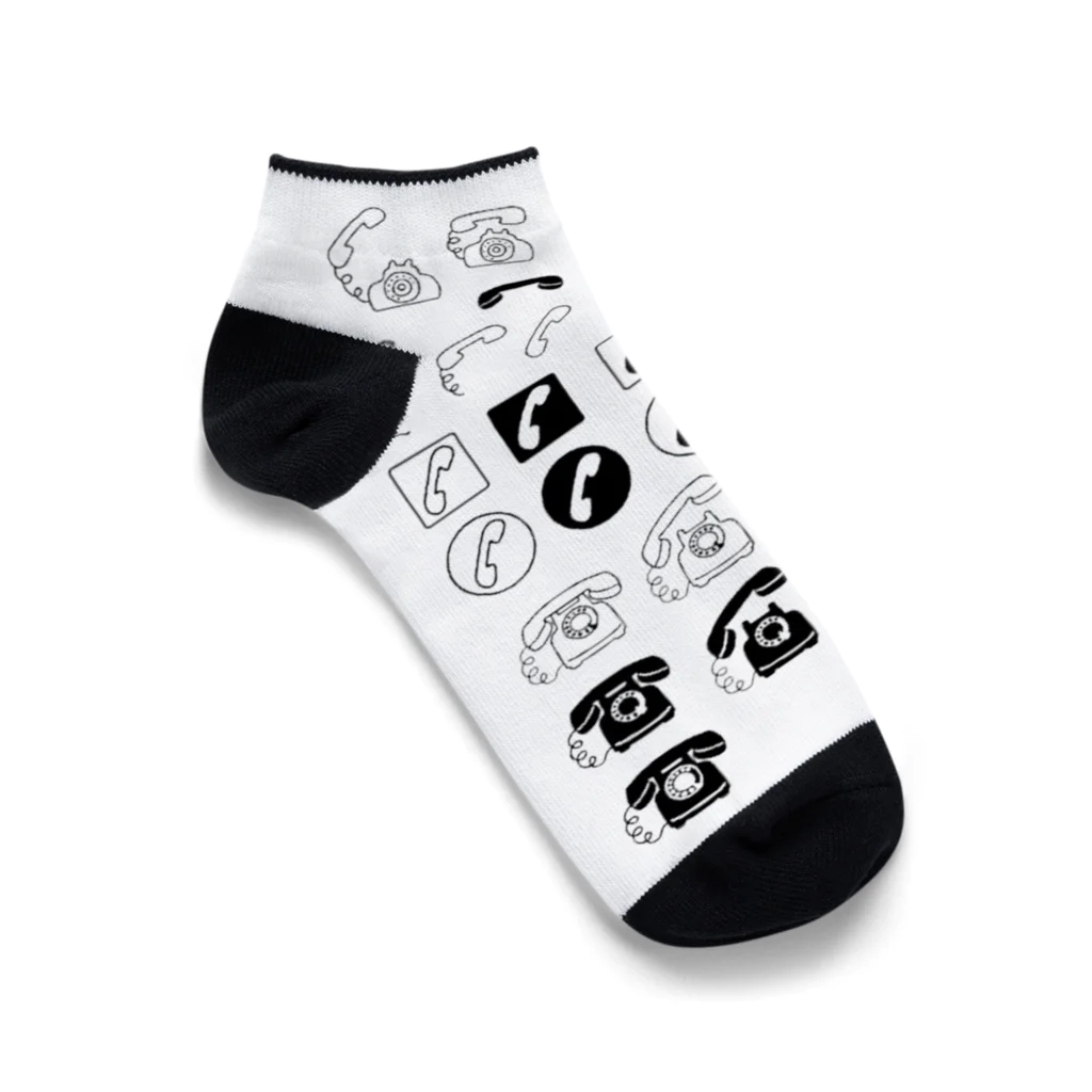 tomy1022のテレフォンマーク いろいろ Ankle Socks