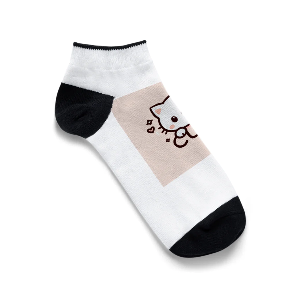 mini_asuのCut 猫 Ankle Socks