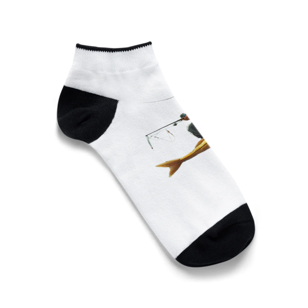 Saaakuraのゴールドフィッシング Ankle Socks