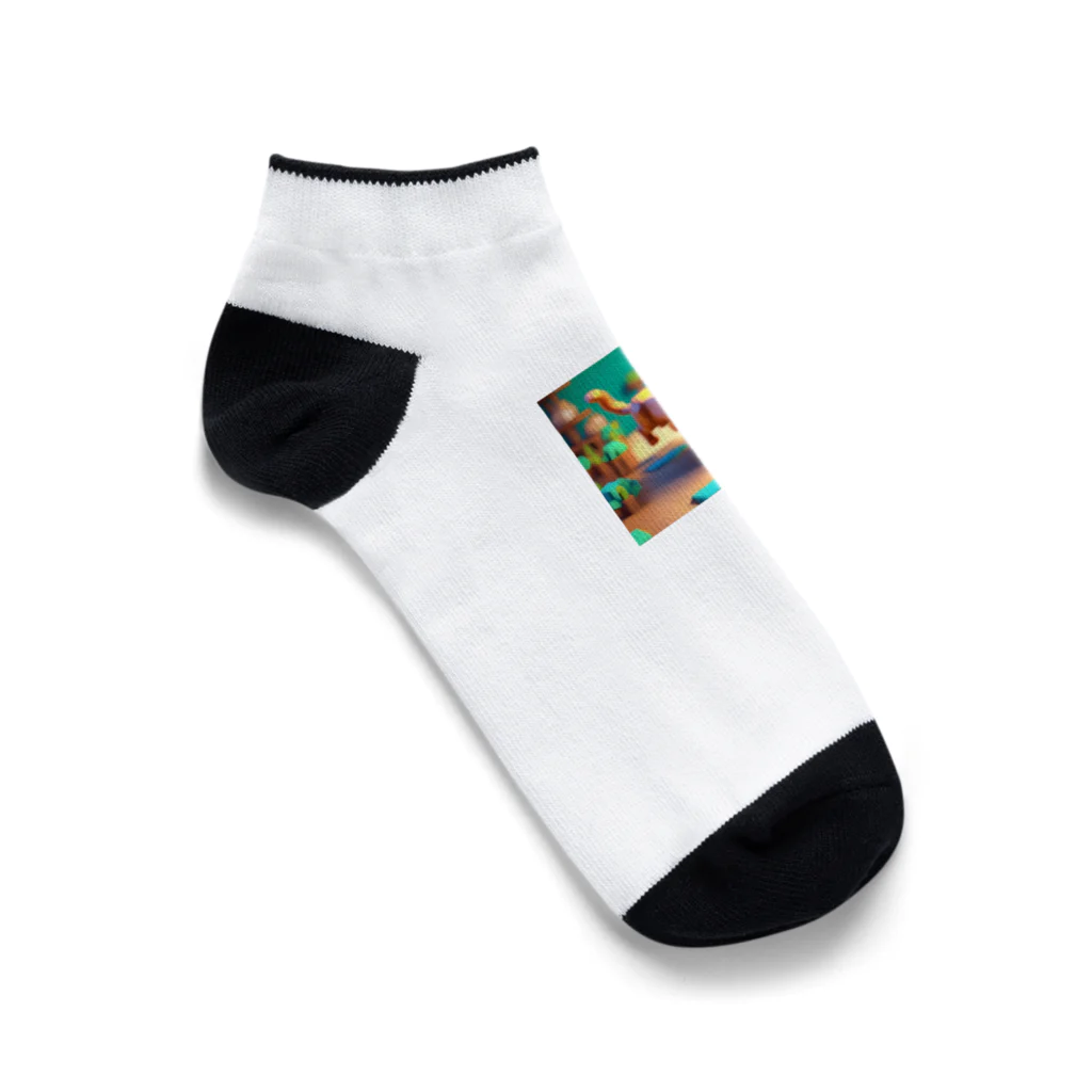 SuperTrioのRun Cat Ankle Socks