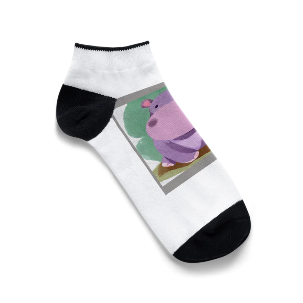 nvnのカバさん Ankle Socks