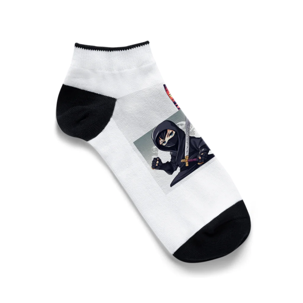 tyak35の忍者　くのいち Ankle Socks