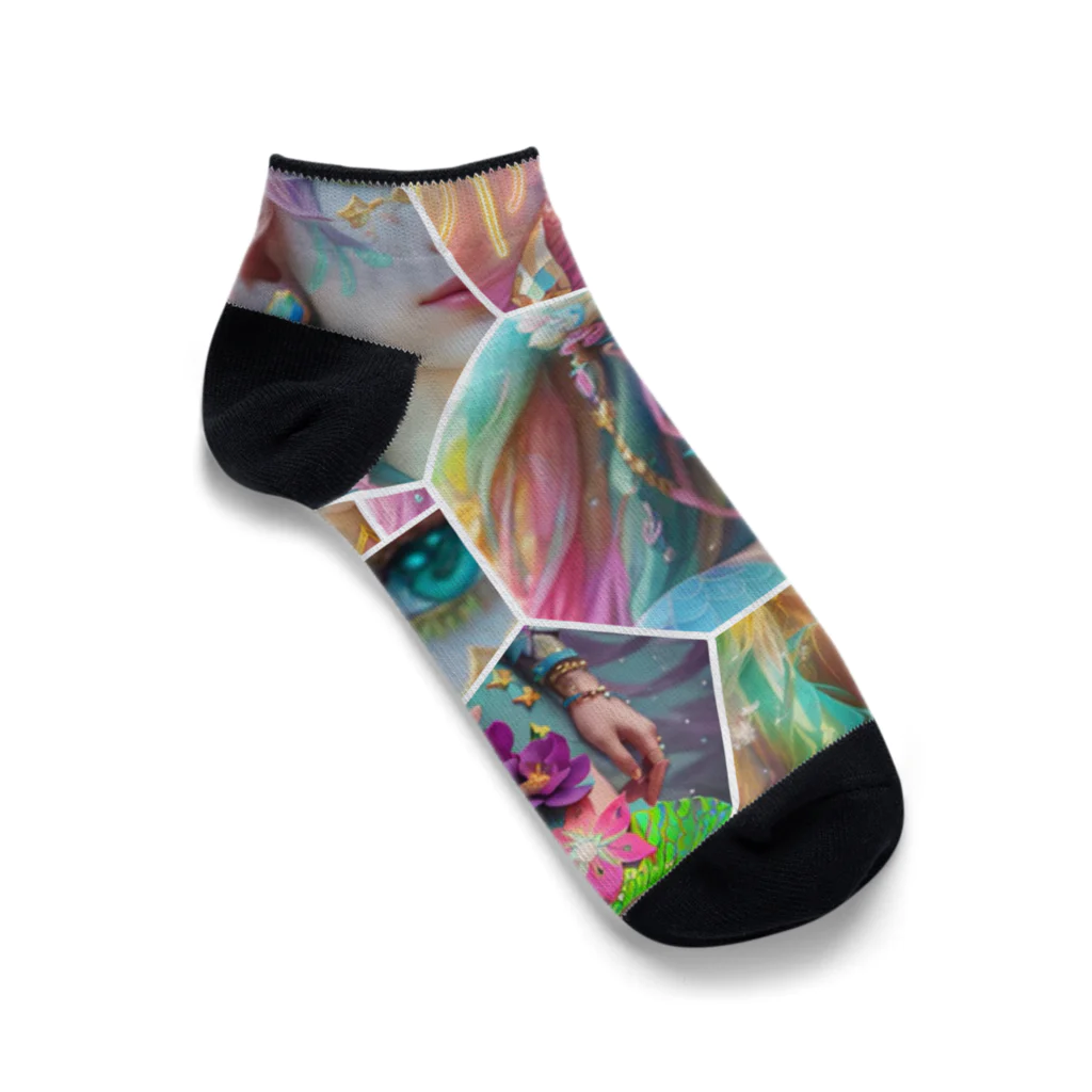 💖宇宙整体♪🌈♪こころからだチャンネル♪💖のcutie mermaid REINA WORLD Ankle Socks