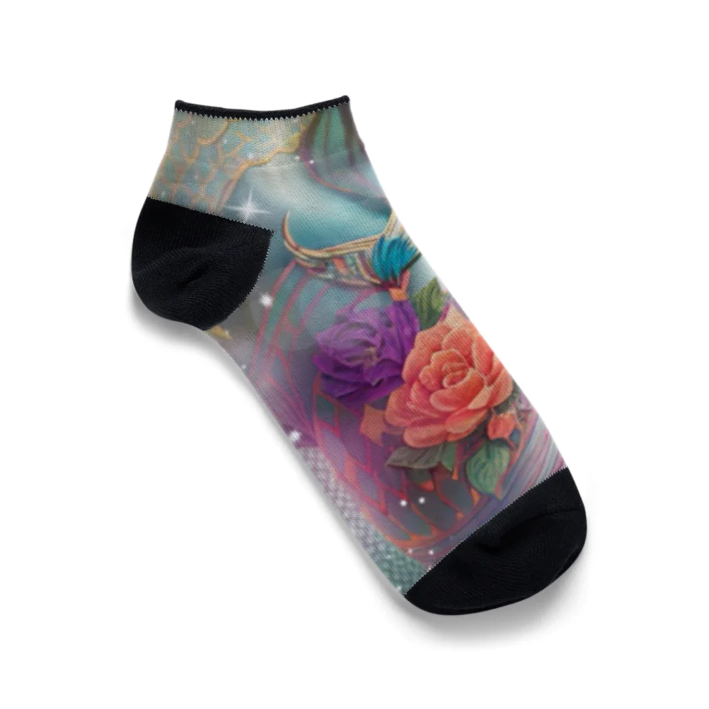 💖宇宙整体♪🌈♪こころからだチャンネル♪💖のmermaid REINA  fashion color Ankle Socks