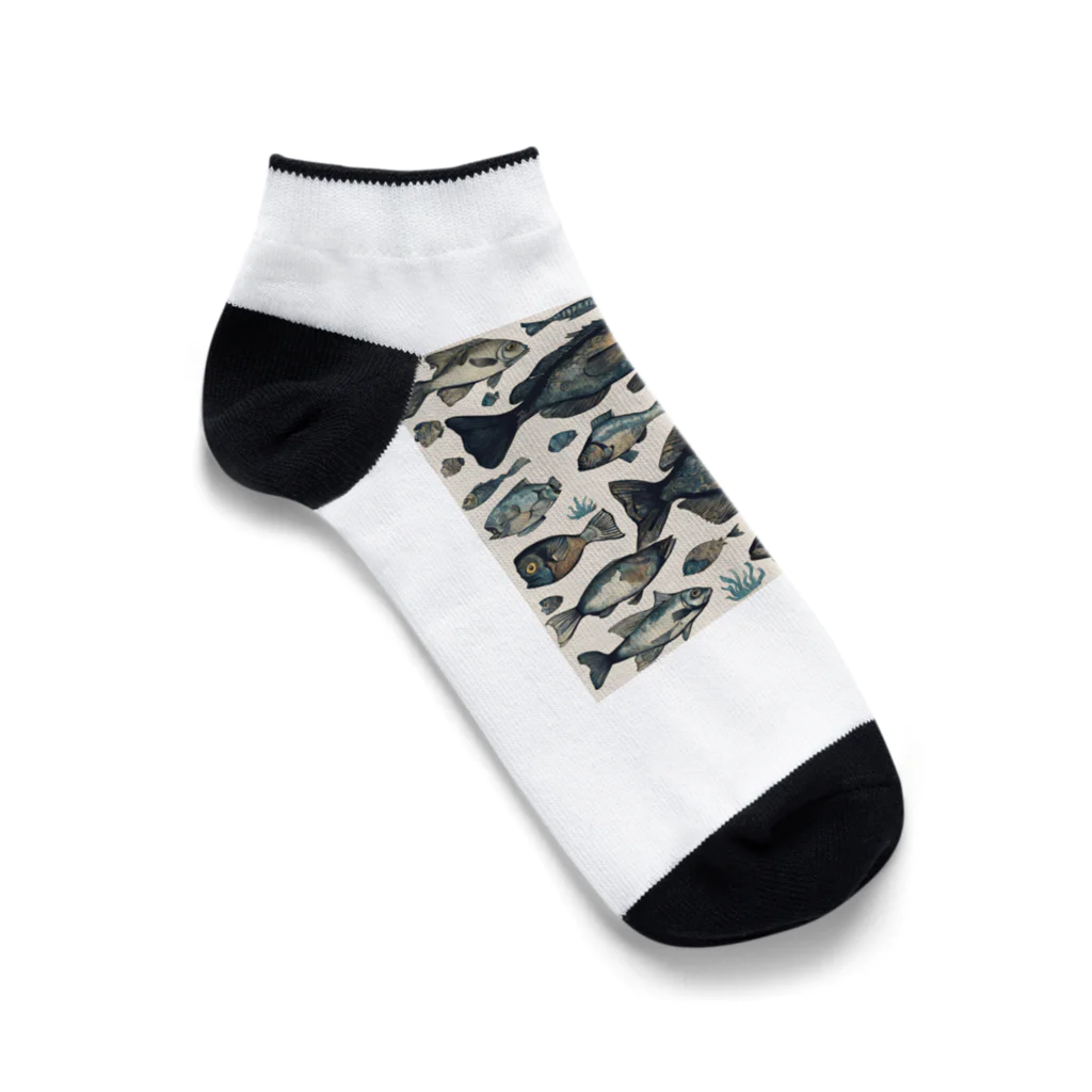 かずのこの魚グッズ Ankle Socks