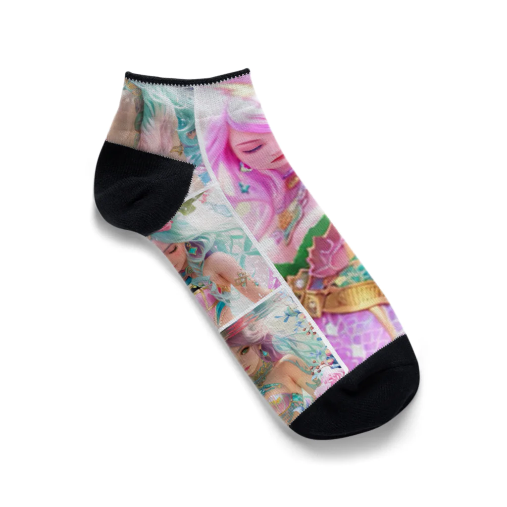 💖宇宙整体♪🌈♪こころからだチャンネル♪💖のhealing move  mermaid REINA Ankle Socks