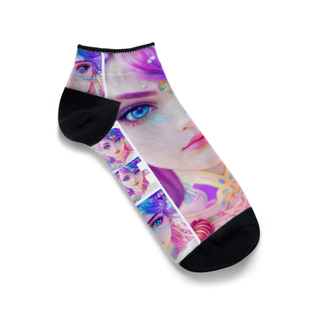 💖宇宙整体♪🌈♪こころからだチャンネル♪💖のuniversal mermaid REINA Ankle Socks