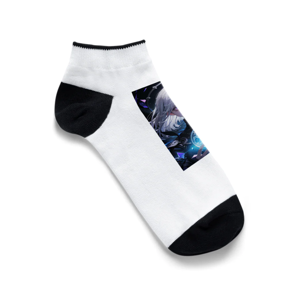 AI職人👨‍🏭のAI美人『白』2 Ankle Socks