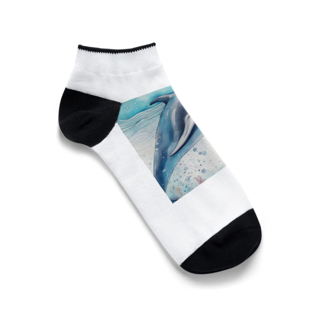 machaminのドルフィーキュートコレクション Ankle Socks