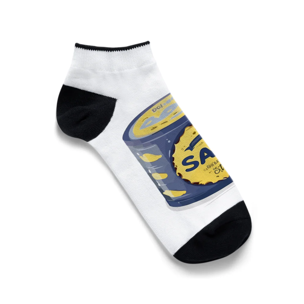 ファンシーTシャツ屋の鯖缶 Ankle Socks