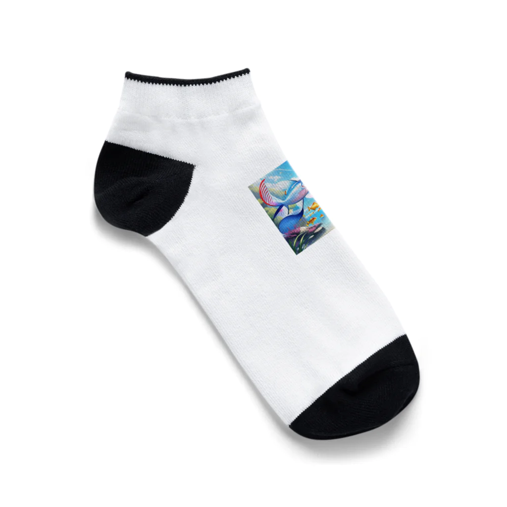 yoripapa1225の伝説のサカナ Ankle Socks