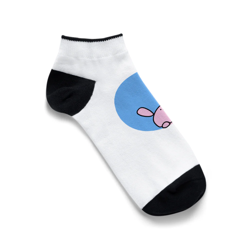 ぴののうさちゃん こんにちは Ankle Socks